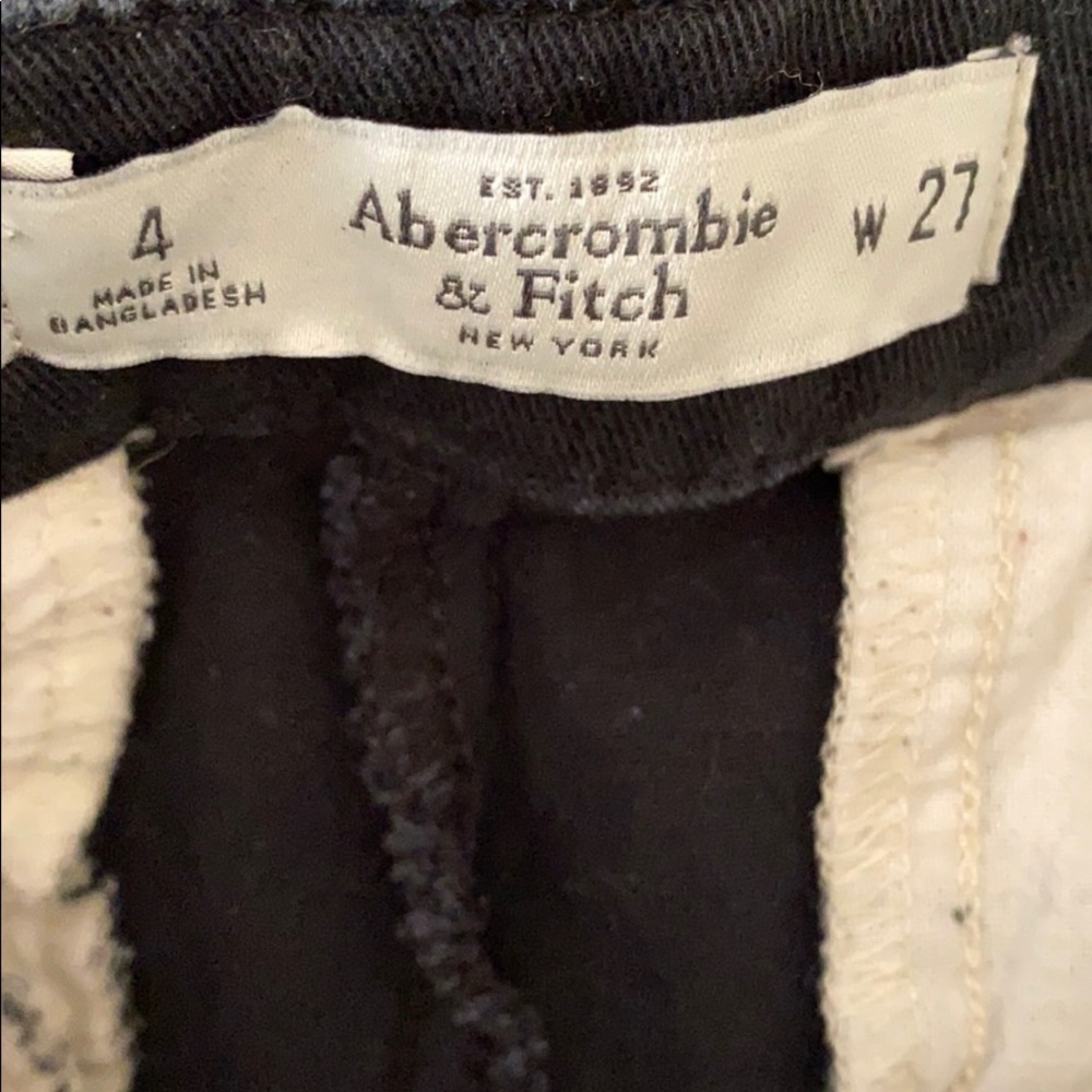 Abercrombie & Fitch navy slim ankle pants  size: 4 - Picture 7 of 11